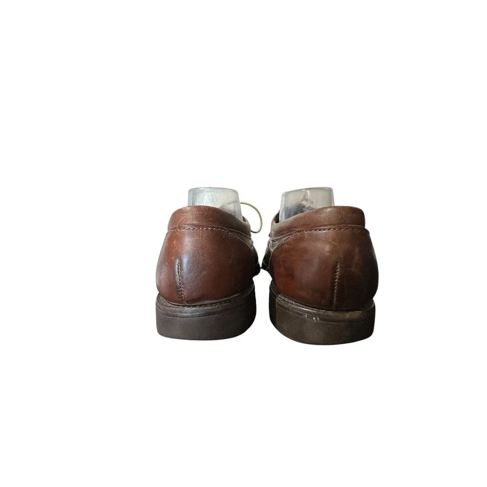 VTG Allen Edmonds Men's Brown Dress Shoes Split Toe Derby Made in USA Sz 11 AA
